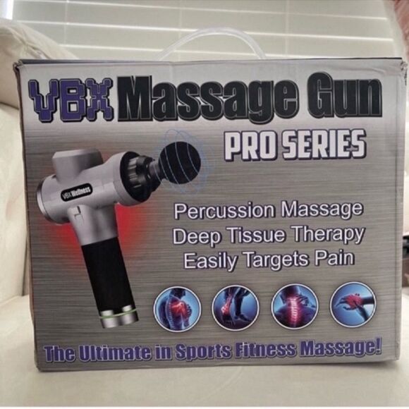NEW VBX PRO SERIES 6 PIECE PERCUSSION MASSAGE GUN - Picture 10 of 10